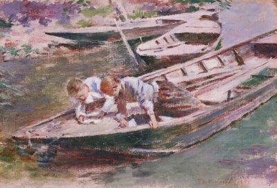 Two in a Boat by Theodore Robinson